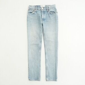 Re/Done Light Blue The Crawford Straight Leg Jeans